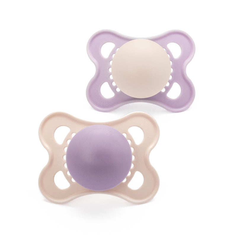 MAM Original Soothers 0–6 Months – 2 Pack | Orthodontic Comfort with SkinSoft® Teat