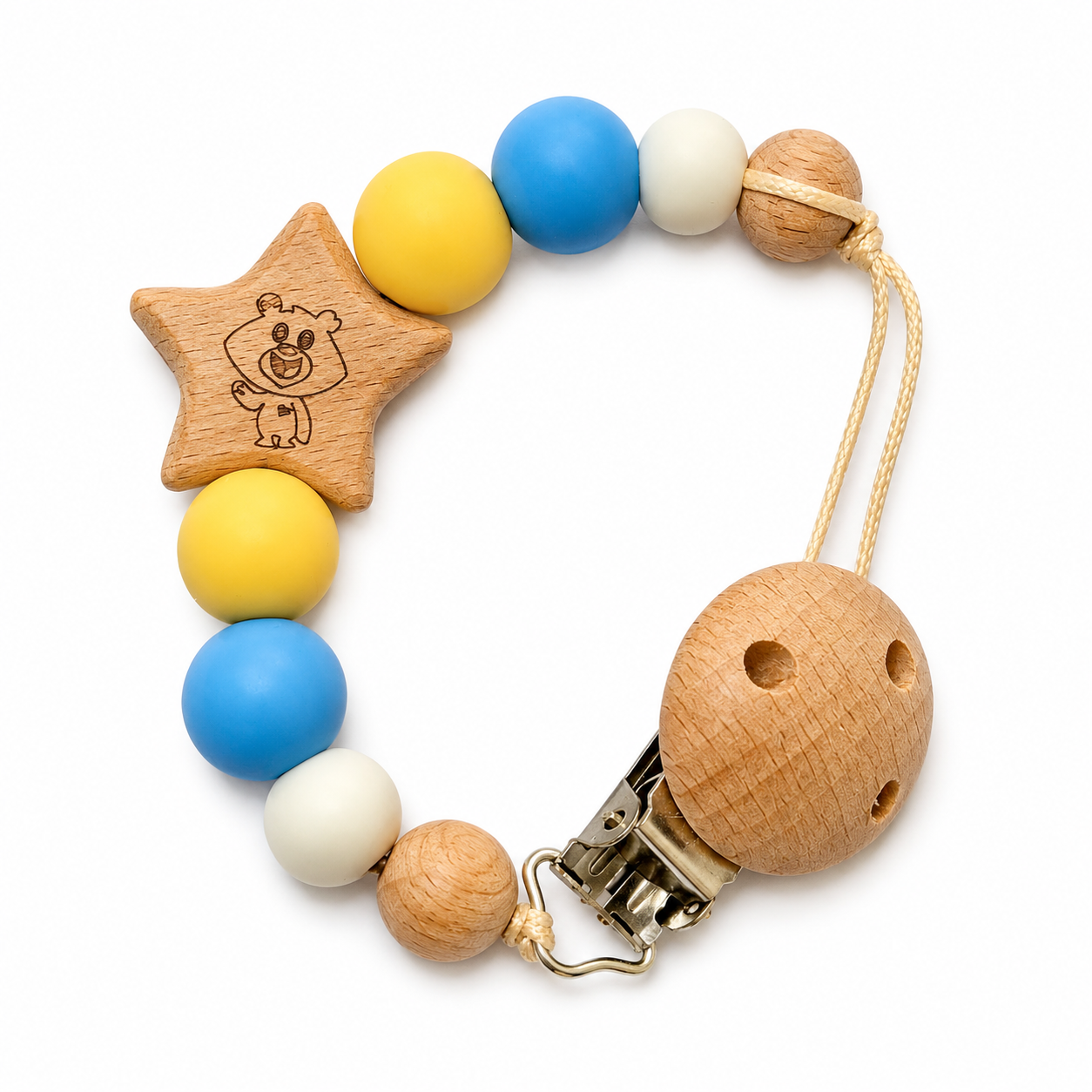 Sheffield Children's Hospital Charity x Newly Born UK - Dummy Clips - Theo Bear collaboration