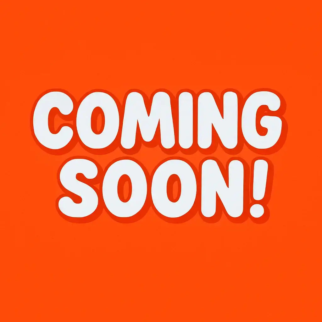 Orange background with Newly Born Clothing 'COMING SOON!' text in white